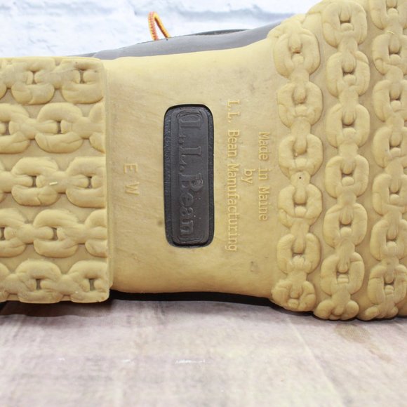 LL BEAN 8" Gore-Tex Thinsulate Insulated Duck Bean Boots Size M 6 / L 8 Wide - Picture 10 of 10